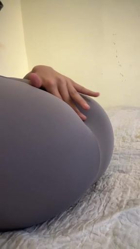 Desperate Muslim Babe in Hijab Masturbates Solo  Intense Pussy Rub &amp; Clit Play Session