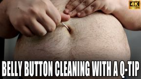 Belly Button Cleaning With A Q-Tip - 4k UHD 2160p - KingMarti - MOV