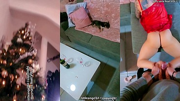 Littleangel84 -Le footjob de la mère noël !