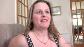 Marie's sultry MILF solo allure captivates with raw, landlady charm