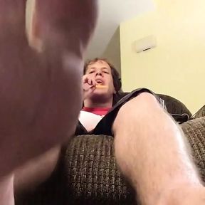 Stud Dominating With Feet Worship POV