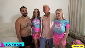 blonde babes rebel & lana s nasty anal orgy with mexican stud don!