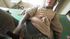 Tattooed girlfriend gets stiff anal rail in abandoned building