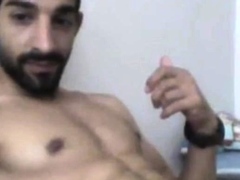 Turkish handsome hunk with big cock cumming