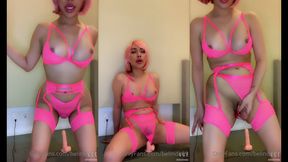 asian transgirl lingerie teasing