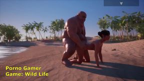 Fat Gordo Fucks Millana On The Beach In CGI Hentai Gaming Walkthrough