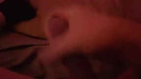 lying on the couch playing with my little cock