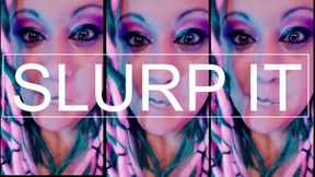 Wank and slurp with goddess lana cei looper for dumb dumb heads