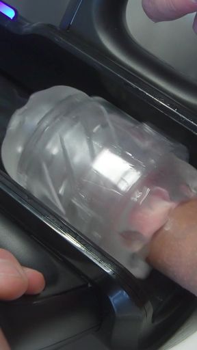 Thrilling moment from "Are you looking for a Masturbator? This one is on another level, I love the orgasm it gives me, it's"