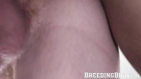 Barebacking session with a horny group of hunk