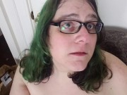 Trans Goth Girl with Small Penis Humiliates Your Small Penis