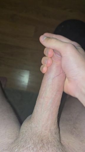 Stroking and swinging my bwc, big cumshot at the end.