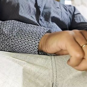 Big dick very horny at work jerking off cumming a lot