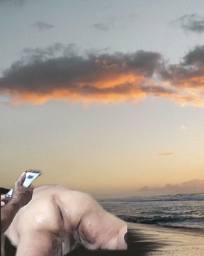 day at the beach with Tony SINCLAIR