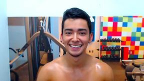 Latino Model Adams Shows Off His Body