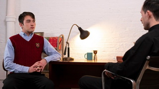 Mason enters Father Fiore’s office...