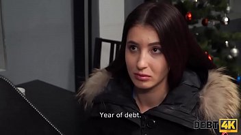 Debt4k  Lassie has sex with collector because has no money for debt