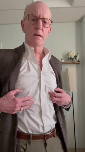 Nipple play at the office, and one thing leads to another