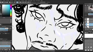 ebony and milky speedpaint