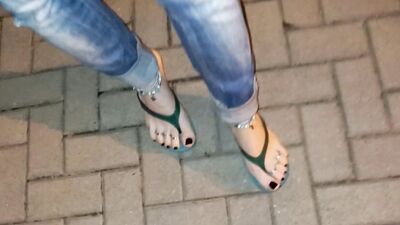 these feet - public crossdressing