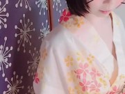 [climax] Yukata girl and fireworks, then blowjob, cowgirl, normal position Nakadashi...