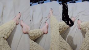 مدلول تحت رجلي شم كيلوط لالك و لحس رجيلاتي