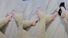 مدلول تحت رجلي شم كيلوط لالك و لحس رجيلاتي