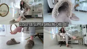 Closed-Toe Slipper Dangling Chill Out