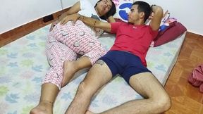 Kavi enchants with sultry Indian allure in a daring homemade anal scene