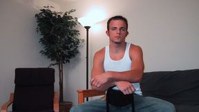 Jake looks bored but cums like a true fucking expert