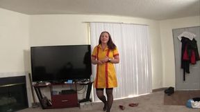 Waitress Eve gives Sloppy Lipstick Blowjobs 2