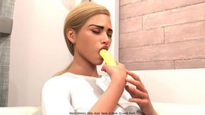 A Perfect Marriage: Married Wife Fantasize About Her Colleagues While Masturbating with Banana in Her Mouth Episode 25