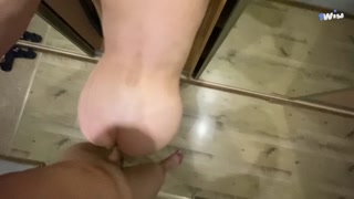 Busty wife, fucks the neighbor and filmed on camera