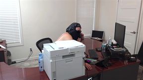 BBW Real Estate Agent gets her fat ass fucked and fingered in a mini dress