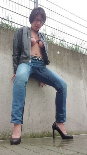 Squirt into jeans   Clip 1