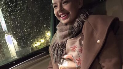 Tiny Euro chick gets her pink twat and tight ass drilled hard