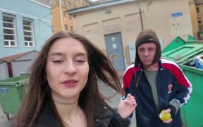 Shocking Content! She Gets Fucked by a Houseless Guy!