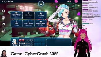 VTuber LewdNeko Plays CyberCrush 2069 Part 2