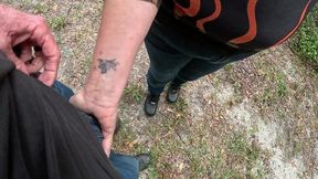 ali allure takes a hike with her stepson