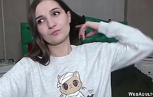 Small tits webcam girl masturbates with sex toy