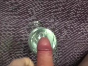 Drinking My Cum! Multiple Continuous Orgasms, Solo Cumslut Sperm Cocktail!