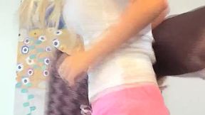 Two Blondes Pleasure Themselves with Pink Dildos