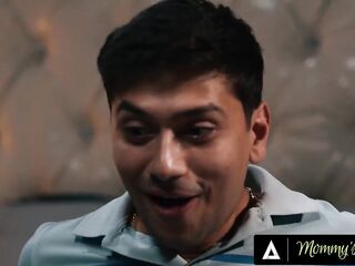 MAMA'S HUNK - Slutty Nearsighted mother I'd like to fuck Lexi Luna Mistakes Stepson For Her Lover
