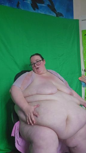 SSBBW Fat Body Massage with Cream