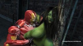 Ironman and she hulk