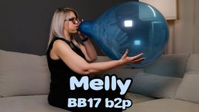 1679 BB17 crystal blue b2p balloon