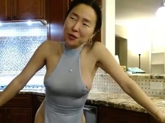 Webcam Asian chick anal masturbation tease