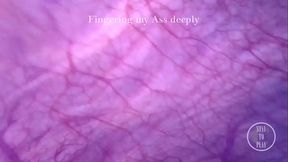 Look inside my Bladder as I push a Torch up my Ass