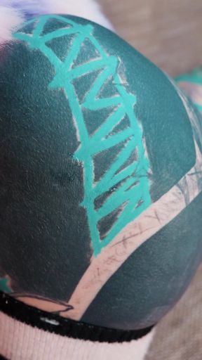 Femdom Catplay Dominatrix Playing with Tattooed Cosplayer with Butt Plug