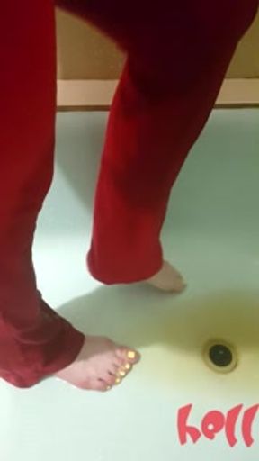 Made Pants WET and play with PISS